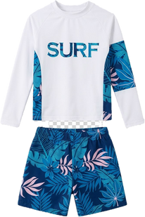 ​Дитячий роздільний сонцезахисний костюм для плавання &laquo;SURF&raquo; (7&ndash;9 років, 130 см) 00013-4 фото