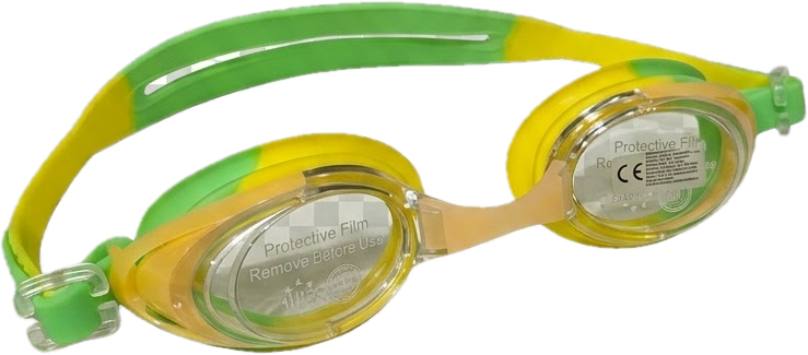 Дитячі окуляри для плавання (Жовто-зелені) 00024-3 фото